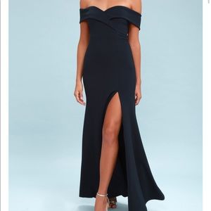 Lulu’s Song of Love Hunter Green Off the Shoulder